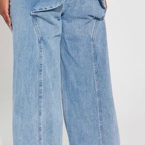 Fashion Nova Light Blue Flare Jeans